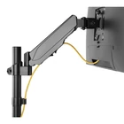Kép 8/8 - Techly ICA-LCD 515B Gázrugós Forgatható Asztali Tartó 17-32" LCD Monitorokhoz, 8kg