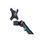 Kép 7/7 - Digitus DA-90471 Kétkarú asztali tartó bilincsel és mechanikus rugóval | 2x LCD max. 35" 2x10kg | VESA: 75x75, 100x100 | Fekete