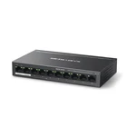 Kép 2/10 - Mercusys MS110P hálózati kapcsoló Vezérelt Fast Ethernet (10/100) Ethernet-áramellátás (PoE) támogatása Fekete