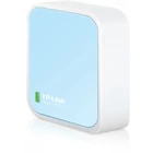 Kép 1/7 - TP-Link TL-WR802N vezetéknélküli router Fast Ethernet Egysávos (2,4 GHz) Kék, Fehér