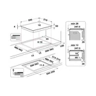 Kép 12/12 - Whirlpool WL B8160 NE Fekete Beépített 59 cm Zónás indukciós főzőlap 4 zóna