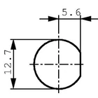 Kép 2/2 - Adapter BNC female/female 75 Ohm