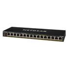 Kép 1/3 - NETGEAR GS316P Beállítást nem igénylő (unmanaged) Gigabit Ethernet (10/100/1000) Ethernet-áramellátás (PoE) támogatása Fekete