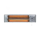 Kép 1/3 - Home FK 24 falra szerelhető elektromos karccsöves fűtőtest, 600W/1200W,  IPX4 védelem, ezüst
