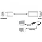 Kép 3/8 - Techly IADAP DP-HDMIF8K DisplayPort 1.4 DP HDMI 8K*30Hz M/F Adapter