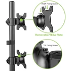 Kép 9/10 - Techly ICA-LCD 2520V Függőleges asztali állvány 2 monitorhoz 13-27" LCD 10kg