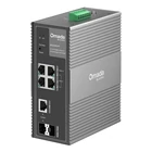 Kép 1/4 - TP-Link IES206GPP hálózati kapcsoló Vezérelt Gigabit Ethernet (10/100/1000) Ethernet-áramellátás (PoE) támogatása Fekete