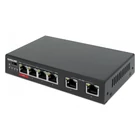 Kép 1/6 - Intellinet 561686 hálózati kapcsoló Fast Ethernet (10/100) Ethernet-áramellátás (PoE) támogatása Fekete
