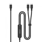 Kép 4/4 - Digitus AK-300170-018-S 2 az 1-ben USB-C töltőkábel, 140 W, 1,8 m