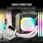 Kép 10/10 - Corsair H100I Processzor Hybrid hűtő 12 cm Fehér