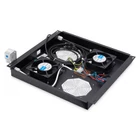 Kép 2/6 - Digitus DN-19 FAN-2-B-N rack tartozék Ventilátor panel