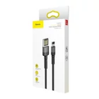 Kép 5/5 - Baseus Cafule 1,5A 2 m-es Lightning USB-kábel (kétoldalas) (szürke-fekete)