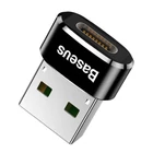 Kép 1/9 - Baseus 3A USB-C–USB-A adapter (fekete)