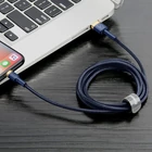 Kép 7/11 - Baseus Cafule USB-Lightning kábel, 2,4A, 1 m (arany-sötétkék)