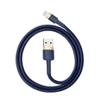 Kép 1/11 - Baseus Cafule USB-Lightning kábel, 2,4A, 1 m (arany-sötétkék)