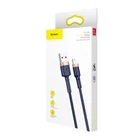 Kép 9/11 - Baseus Cafule USB-Lightning kábel, 2,4A, 1 m (arany-sötétkék)