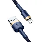 Kép 2/11 - Baseus Cafule USB-Lightning kábel, 2,4A, 1 m (arany-sötétkék)
