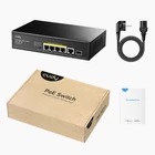 Kép 3/3 - Cudy GS1005PTS1 hálózati kapcsoló Gigabit Ethernet (10/100/1000) Ethernet-áramellátás (PoE) támogatása Fekete