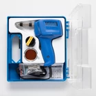 Kép 2/3 - Home PP 75 forrasztópisztoly készlet, 75W/230V~/50Hz, beépített LED világítás, koffer további tartalma_ 5+1 db forrasztócsúcs, 16 g forrasztógyanta, 10 g forrasztóón