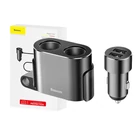 Kép 1/6 - Baseus 2xUSB szivargyújtó elosztó, 3,1A, 100W (fekete)