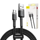 Kép 1/13 - Baseus Cafule USB-Micro-USB kábel, 2A, 3 m (fekete és szürke)