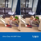Kép 5/10 - TP-Link Tapo C260 IP biztonsági kamera Beltéri 3840 x 2160 pixelek Mennyezet/Fal/Asztal
