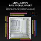 Kép 7/10 - Corsair FRAME 5000D RS Midi Torony Fehér