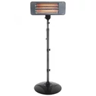 Kép 1/5 - Home FK 272 álló kvarccsöves kültéri hősugárzó, 650W/1350W, IPX4 védelem