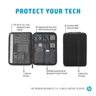 Kép 9/10 - HP notebook táska Renew Business 14,1" fekete (3E5F9AA)