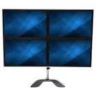 Kép 5/8 - StarTech.com ARMQUADSS asztali TV konzol 81,3 cm (32") Fekete, Ezüst