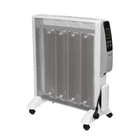 Kép 1/3 - Home FMC 2000 álló elektromos Mica konvektor, 1000W/2000W, távirányító, fehér