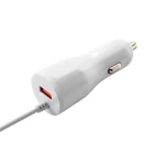 Kép 1/3 - CANYON CNE-CCA033W autós töltő, Lightning kábellel, 1db USB port, 12-24 V