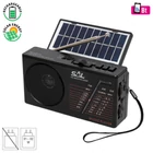 Kép 1/4 - SAL RPH 1 napelemes rádió és multimédia lejátszó, hibrid töltés, 3 sávos AM-FM-SW rádió, BT/USB/microSD, ~11 óra üzemidő