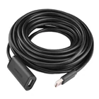Kép 5/6 - UGREEN US121 USB 2.0 hosszabbító kábel, aktív, 10m (fekete)
