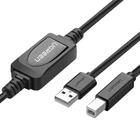 Kép 1/2 - UGREEN US122 USB 2.0 A-B nyomtatókábel, 10 m (fekete)