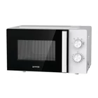 Kép 1/4 - Gorenje MO17E1W mikrohullámú sütő, 700 W, 17 l, manuális, 5 fokozat, öntisztító funkció