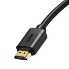 Kép 3/9 - Baseus HDMI 2.0 kábel, 4K 60Hz, 3D, HDR, 18Gbps, 3m (fekete)