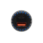 Kép 2/3 - SAL SAU34AC autós USB töltő, 2in1, USB-A, USB-C, gyorstöltő, dupla töltő
