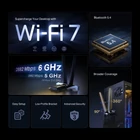 Kép 4/9 - TP-Link BE6500 Belső WLAN / Bluetooth 2880 Mbit/s