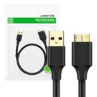 Kép 1/2 - UGREEN US130 USB 3.0 - micro USB 3.0 kábel, 2m (fekete)