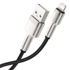 Kép 2/12 - Baseus Cafule USB-Lightning kábel, 2,4A, 2m (fekete)