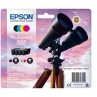 Kép 1/2 - Epson 502 tintapatron 1 db Eredeti Standard teljesítmény Fekete, Cián, Magenta, Sárga