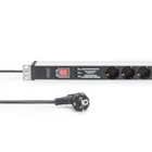 Kép 4/6 - Digitus DN-95433 áramelosztó egység (PDU) 5 AC kimenet(ek) 1U
