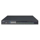 Kép 2/4 - PLANET XGS-6350-12X8TR hálózati kapcsoló Vezérelt L3 Gigabit Ethernet (10/100/1000) 1U Fekete