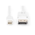 Kép 2/2 - Digitus AK-340102-030-W DisplayPort kábel 3 M Mini DisplayPort Fehér