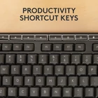 Kép 5/10 - Logitech 920-012067 billentyűzet Egér mellékelve Irodai Bluetooth QWERTZ Svájc Grafit