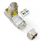 Kép 2/7 - Digitus DN-93638 huzalcsatlakozó RJ-45 Ezüst, Sárga