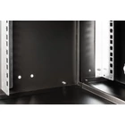 Kép 8/9 - 19" 4U falra szerelhető hálózati szekrény, SOHO PRO 240 x 540 x 400 mm, üvegajtó, fekete, szétszerelve, 60 kg