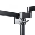 Kép 9/10 - StarTech.com ARMDUALPIVOT asztali TV konzol 81,3 cm (32") Fekete