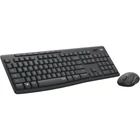 Kép 3/5 - Logitech 920-009810 billentyűzet Egér mellékelve Irodai Vezeték nélküli RF QWERTY Északi Grafit